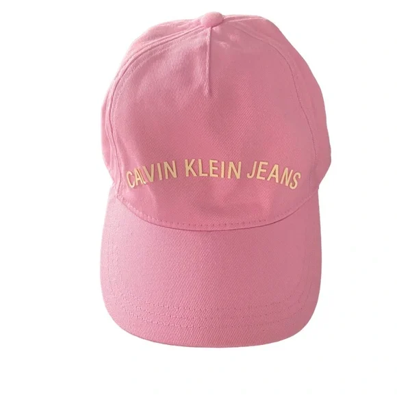 Calvin Klein Pink Snap Back Hat - Like New Condition - - Picture 2 of 4